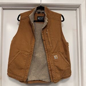 Carhartt Tan Sherpa-Lined Vest